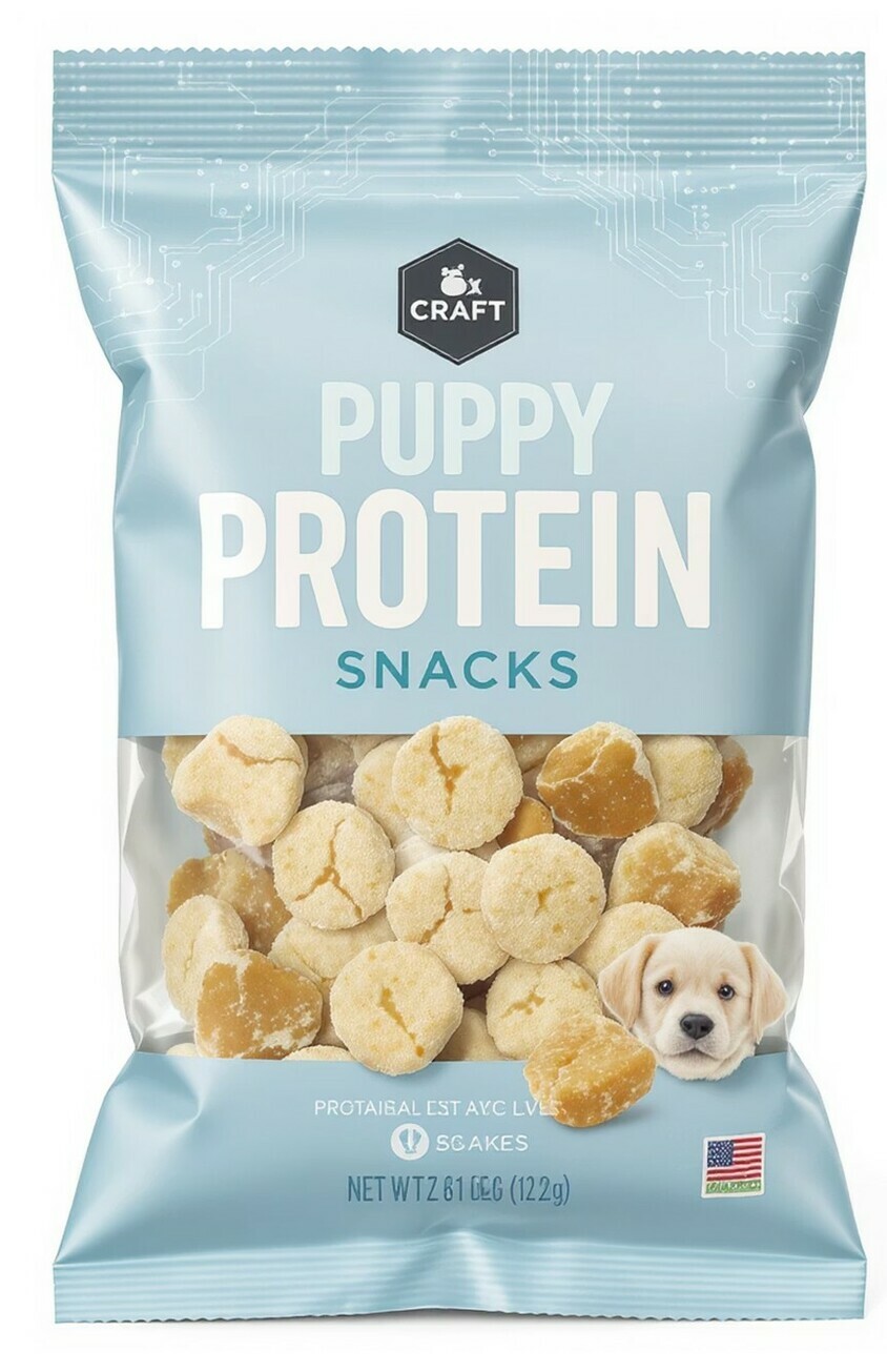 PAWENTA | "ProteinSnaps". Мини-снеки для щенков. 100г